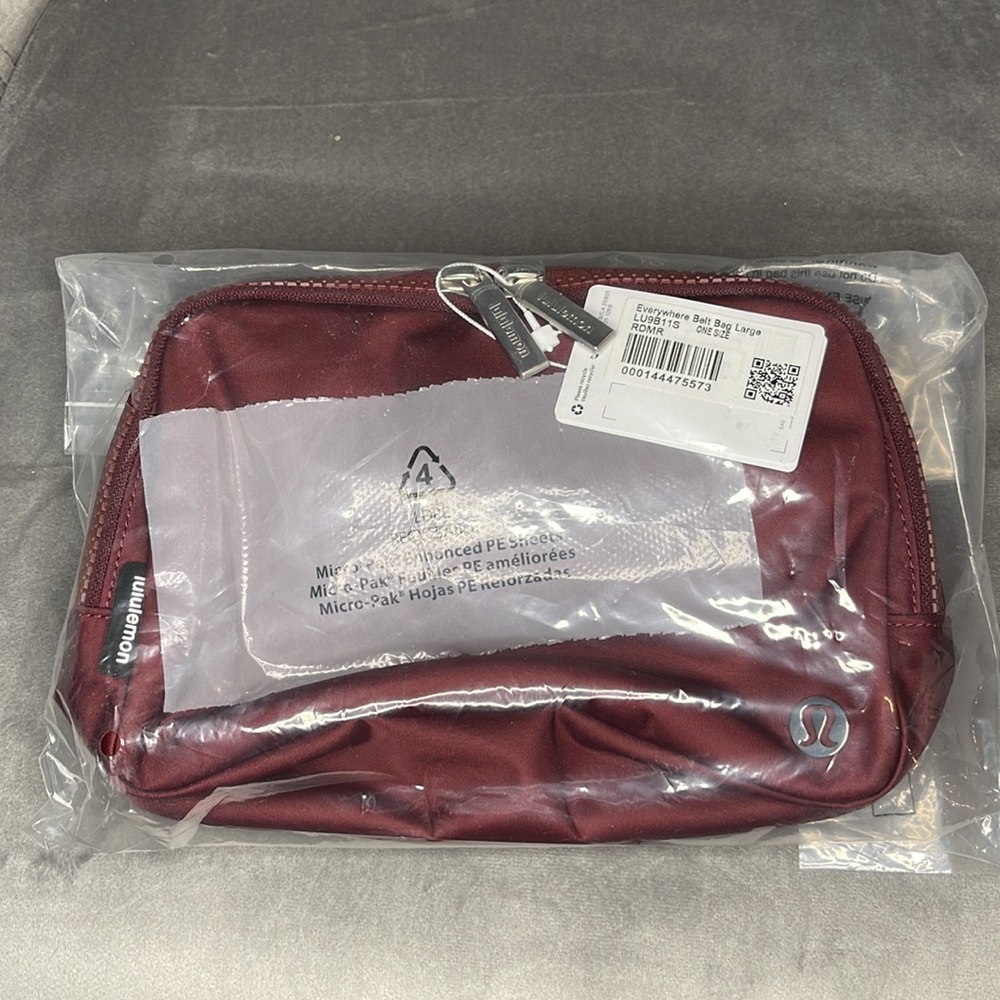 🍋LULULEMON ATHLETICA | Everywhere Belt Bag Large in Red Merlot - Picture 4 of 9